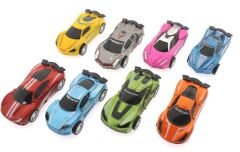 Road Masters 8'li Plastik Yarış Arabaları