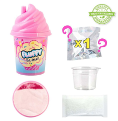 Fluffy Slime Marshmallow Dokulu Pembe