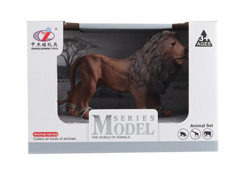 Kutulu Model Figür Hayvan Aslan