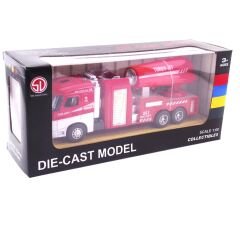 Die Cast Model Çek Bırak Turbo Jet İtfaiye Kamyonu