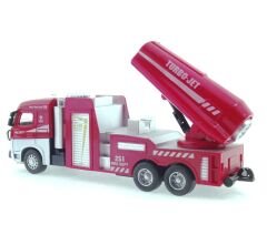 Die Cast Model Çek Bırak Turbo Jet İtfaiye Kamyonu