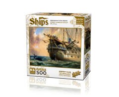 KS Puzzle 500 Parça Ships Agamennon in the Atlantic