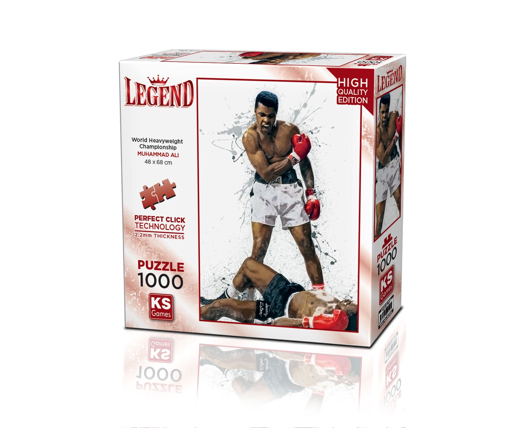 KS Puzzle 1000 Parça Legend World Heavyweight Championship Muhammed Ali