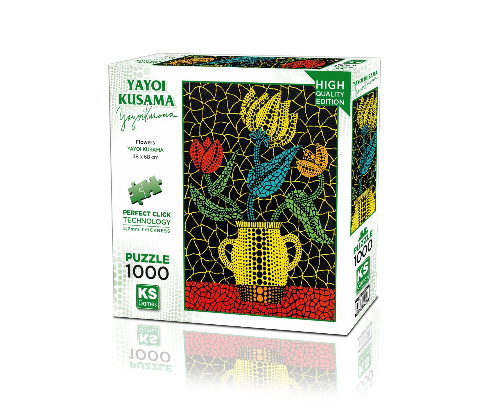 KS Puzzle 1000 Parça Yayoi Kusama Flowers
