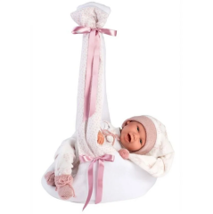 Llorens Yenidoğan Salıncaklı Gülen Bebek  42 cm