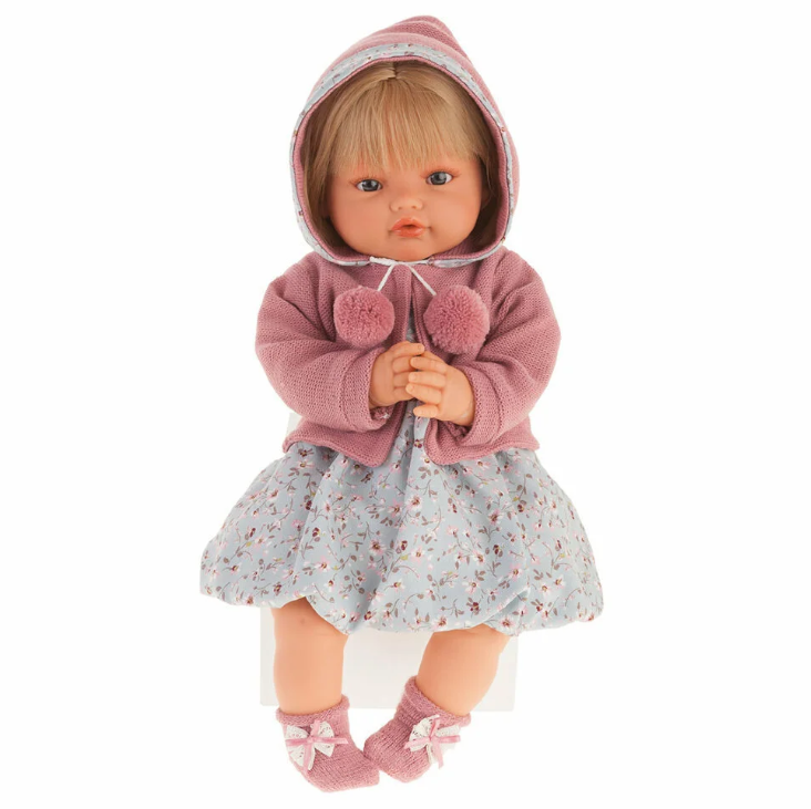 Antonio Juan Kapüşonlu Ağlayan Bebek Beni 42 cm