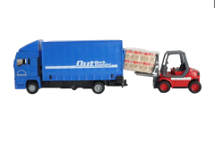 Man Mavi Kamyon ve Forklift