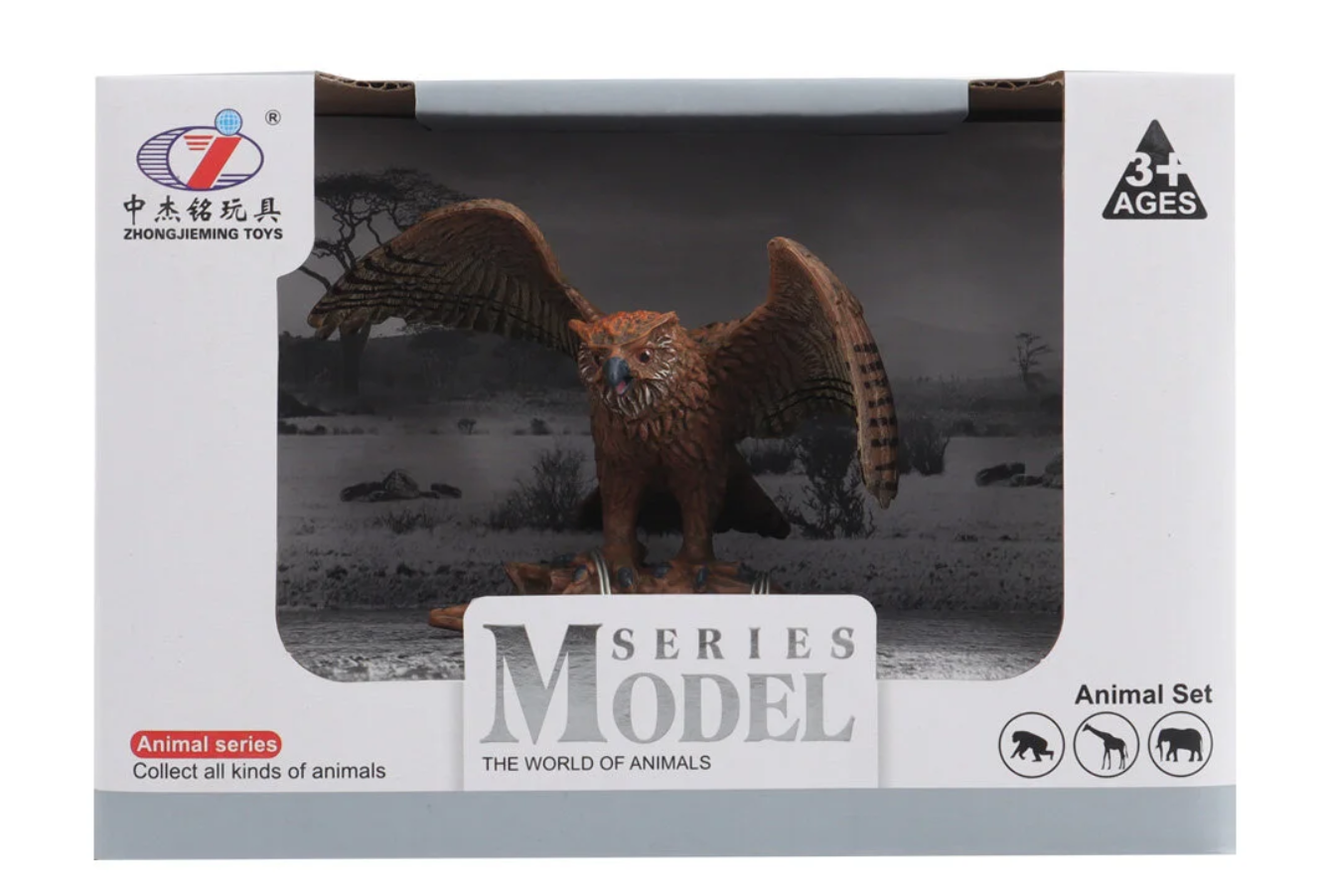 Kutulu Model Figür Hayvan Baykuş