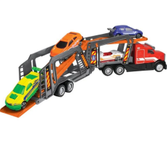 Express Wheels Die Cast Metal Sürtmeli Araç Taşıyıcı Tır