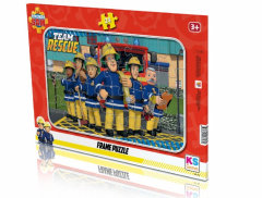 KS Puzzle 24 Parça Fireman Sam Frame Puzzle
