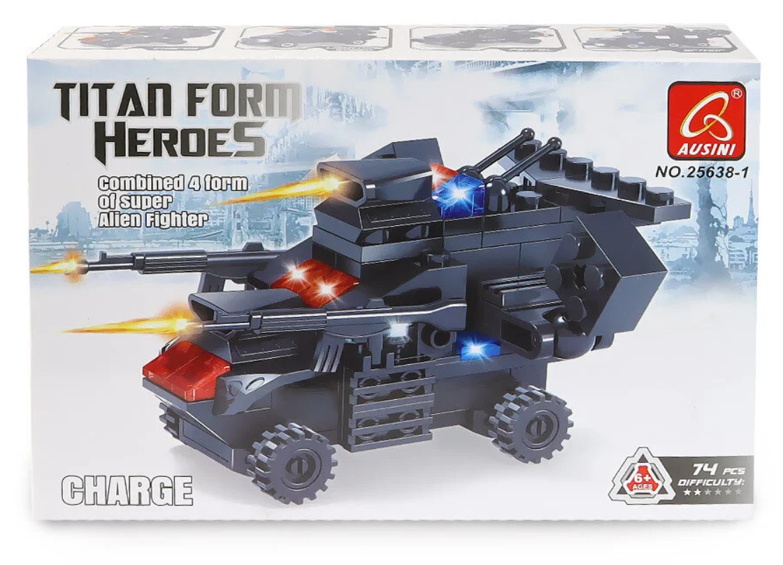 Ausini Titan Form Heroes-1 Charge 74 Parça