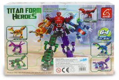 Ausini Titan Form Heroes-4 Velaciraptor 106 Parça