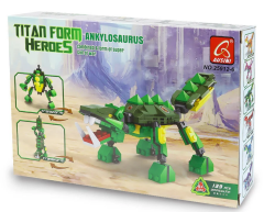 Ausini Titan Form Heroes-6 Ankylosaurus 133 Parça
