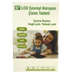 10 Inch LCD Pembe Yazı Tahtası