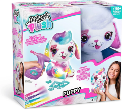 Airbrush Plush Boyanıp Yıkanabilen Peluş Köpek