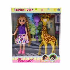 Baonier Zürafalı Mini Kız Bebek