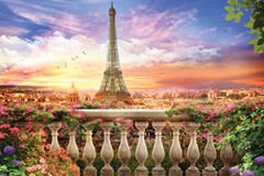 KS Puzzle 500 Parça Sunset İn Eiffel Eyfel'de Günbatımı