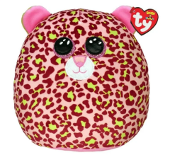Ty Squishy Beanies Yastık Pembe Leopar Lainey 26 cm