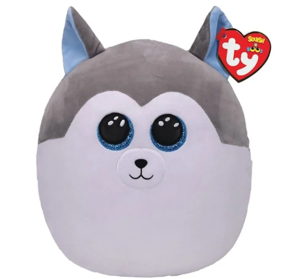 Ty Squishy Beanies Yastık Gri Husky Slush 26 cm