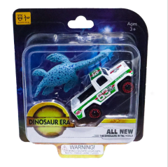 Die Cast Metal Kamyonet ve Plesiosaurus