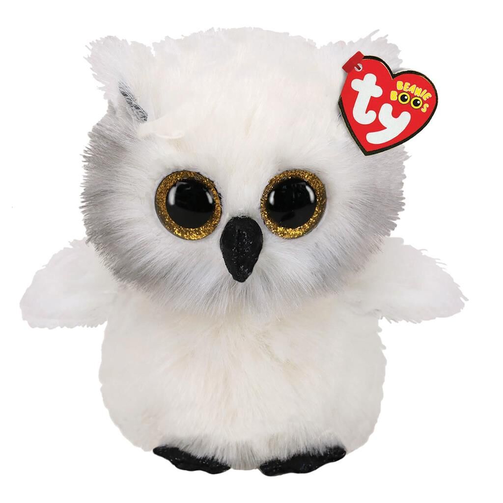 TY Beanie Boos Peluş Kar Baykuşu-Austin 21 cm