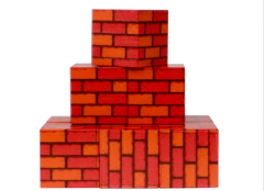 Megacraft 9 Parça Tuğla Blok