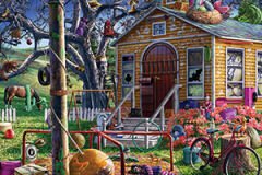 KS Puzzle 1000 Parça Lonely House Yalnız Ev