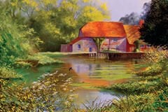 KS Puzzle 1000 Parça Hampshire Millpool