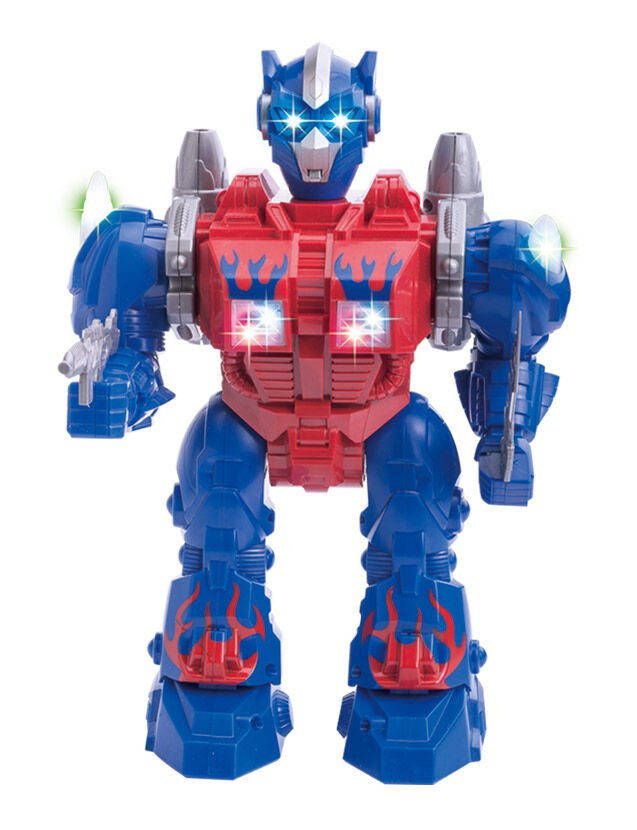 Hareketli Sesli ve Işıklı Füze Atan Robot
