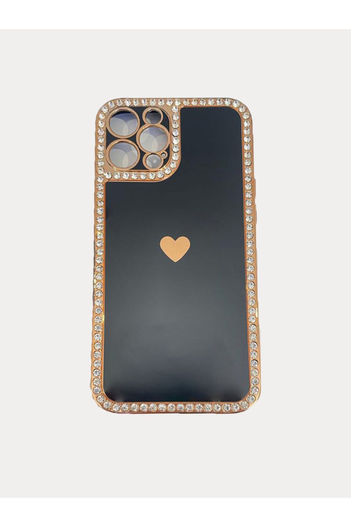 Iphone 12 Pro Max Taşlı Silikon Kılıf