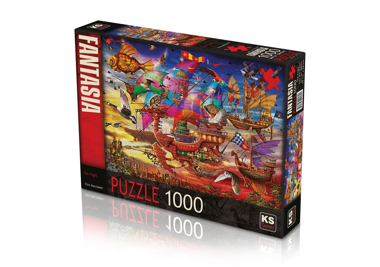 KS Puzzle 1000 Parça The Flight Uçuş