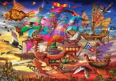 KS Puzzle 1000 Parça The Flight Uçuş