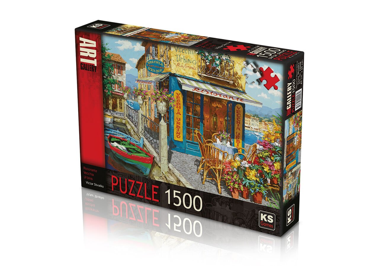 KS Puzzle 1500 Parça Ristorante Vecchia Urbino