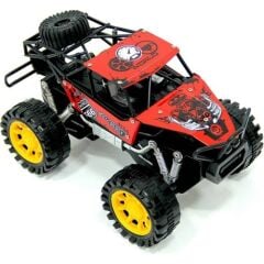 Rock Crawler Metal Büyük Sürtmeli Arazi Aracı Kırmızı