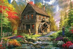 KS Puzzle 2000 Parça Mill Cottage Değirmen Kulübesi