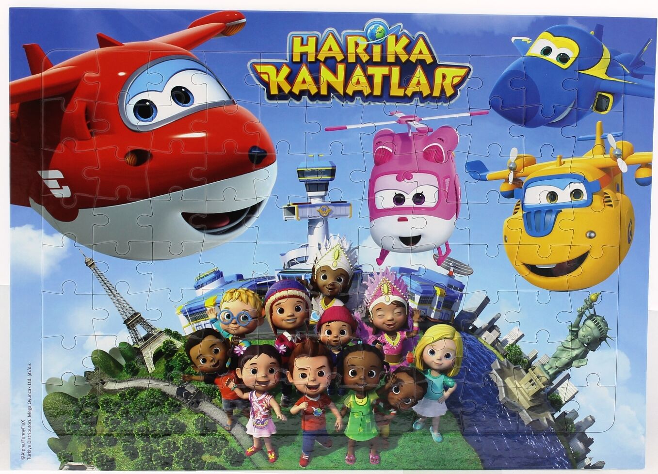 Harika Kanatlar Dev Frame Puzzle Dünya Çocukları