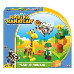 Harika Kanatlar 15 Parça Blok Bello'nun Yağmur Ormanı