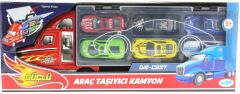 Taşınabilir Die Cast Metal Araçlı Kamyon