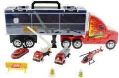 Taşınabilir Die Cast Metal Araçlı İtfaiye Kamyonu