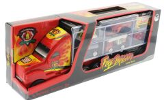 Taşınabilir Die Cast Metal Araçlı İtfaiye Kamyonu