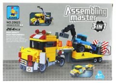 Ausini Assembling Master 3 in 1 264 Parça Çekici Kamyonlar