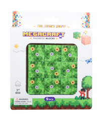 Megacraft 9 Parça Çiçekli Yaprak Çimen Blok