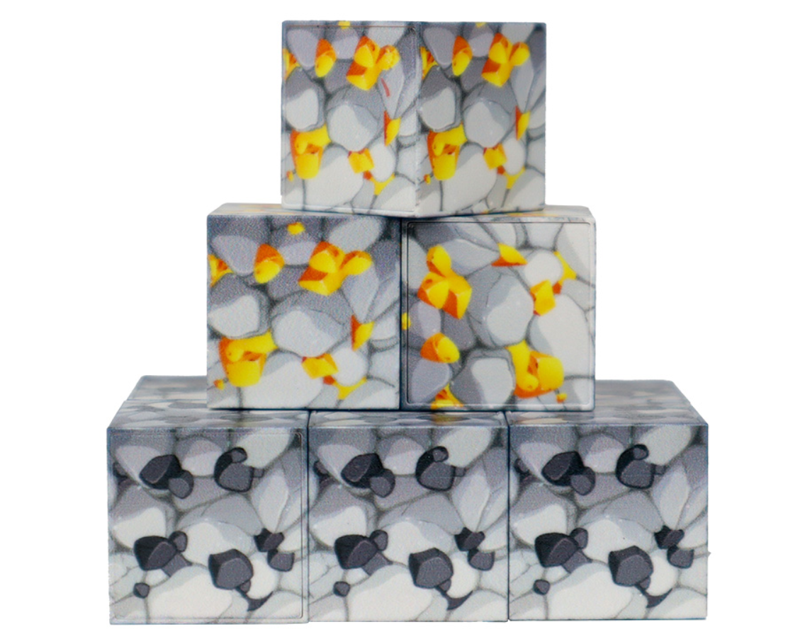 Megacraft 9 Parça Altın Kömür Blok