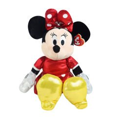 TY Sparkle Sesli Peluş Minnie Mouse Kırmızı 36 cm