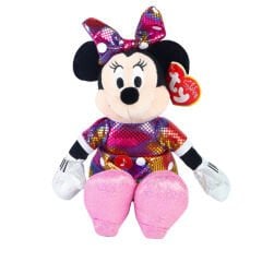 TY Sparkle Sesli Peluş Minnie Mouse Rainbow 21 cm