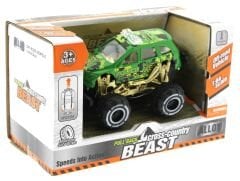 Çek Bırak Mini Off Road Yeşil Polis Aracı