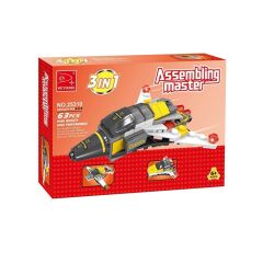Ausini Assembling Master 3 in 1 63 Parça Uzay Araçları