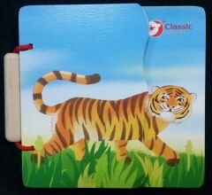Classic World Ahşap Hayvan Ailesi Kitabım