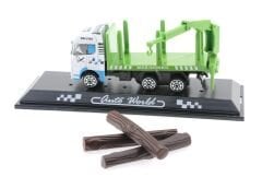 Die Cast Mini Yeşil Kütük Kamyonu