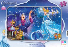 KS Puzzle 24 Parça Cinderella Frame Puzzle